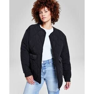And Now This Women's Reversible Relaxed Fit Liner Jacket in‎ Black XS MSRP $90